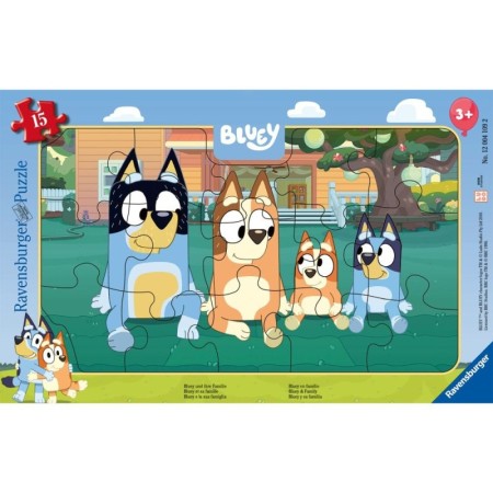 Ravensburger - Puzzle tip rama Bluey 15 piese Ravensburger - 1